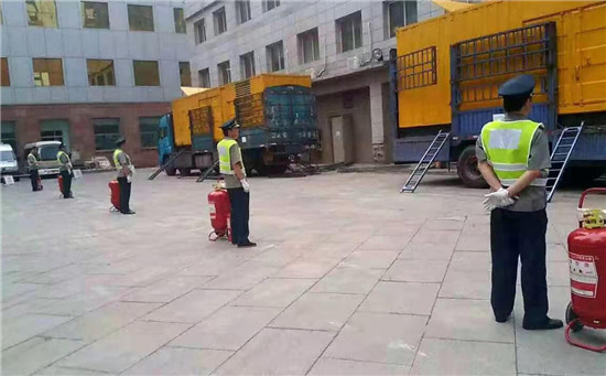 陇西租赁发电机案例